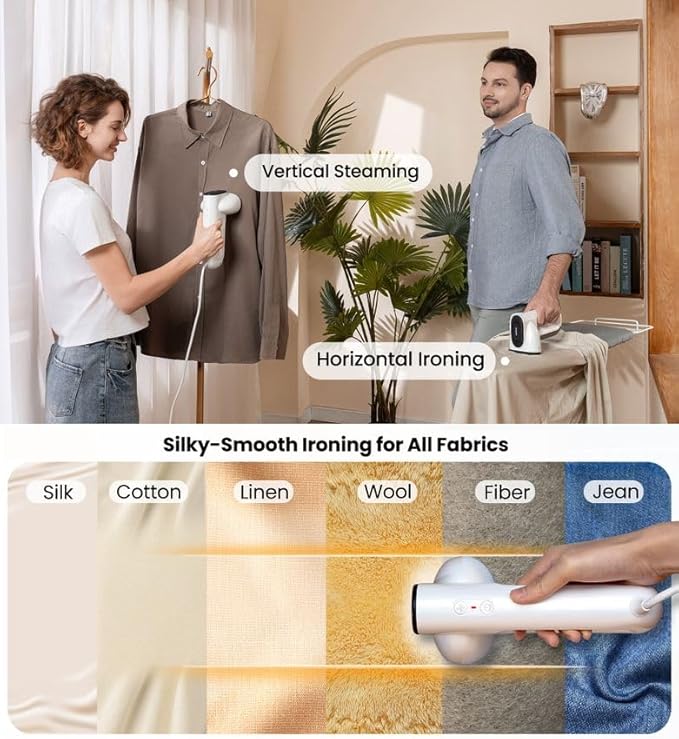2-in-1 Aspirating Garment Steamer ©